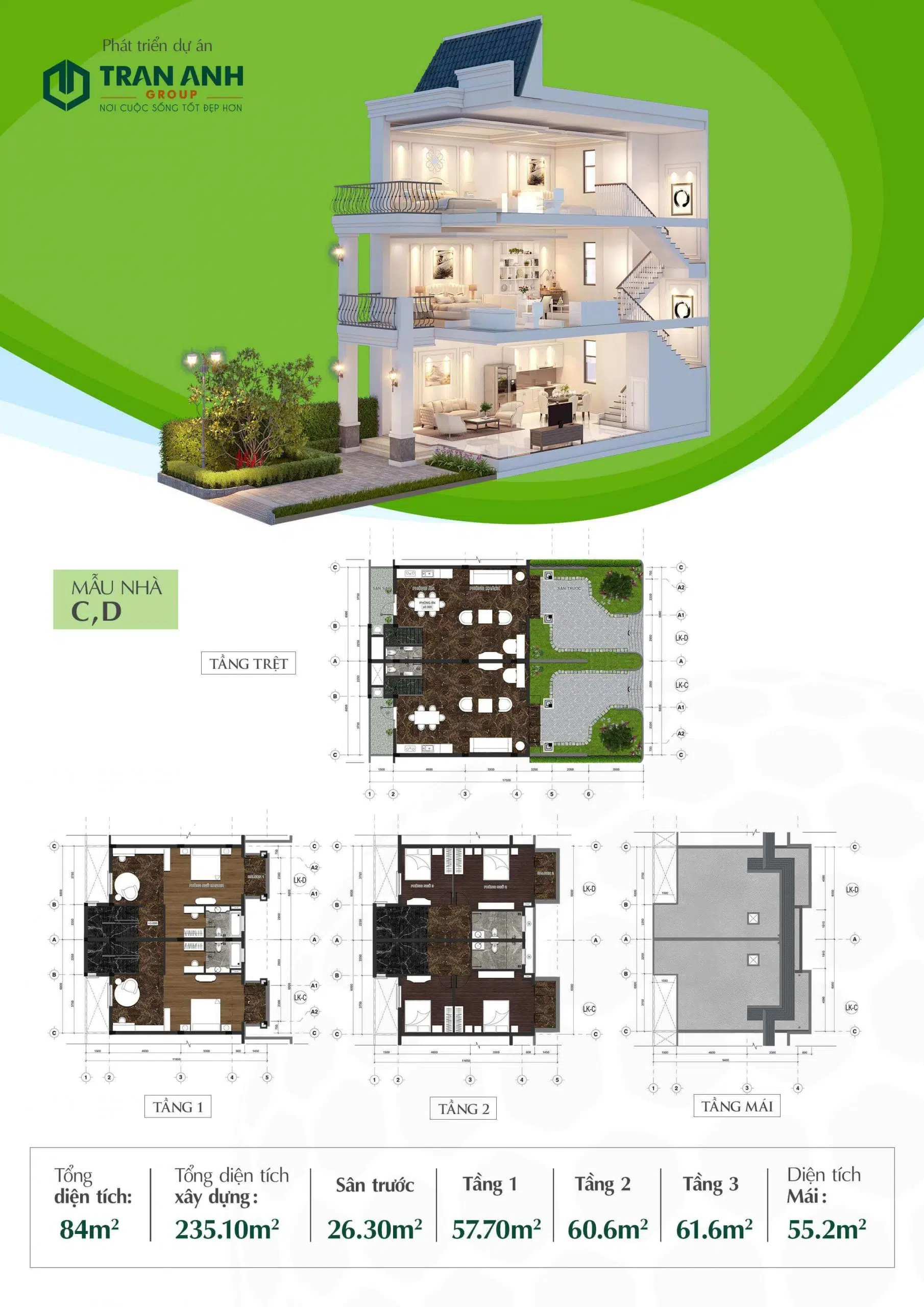 thiết kế west lakes golf villas