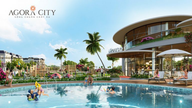Tiện ích hồ bơi dự án agora city
