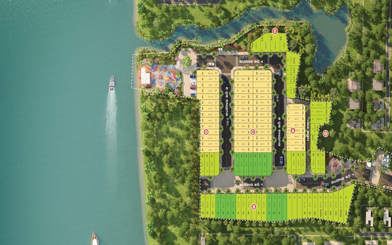 mặt bằng dự án taka garden riverside homes