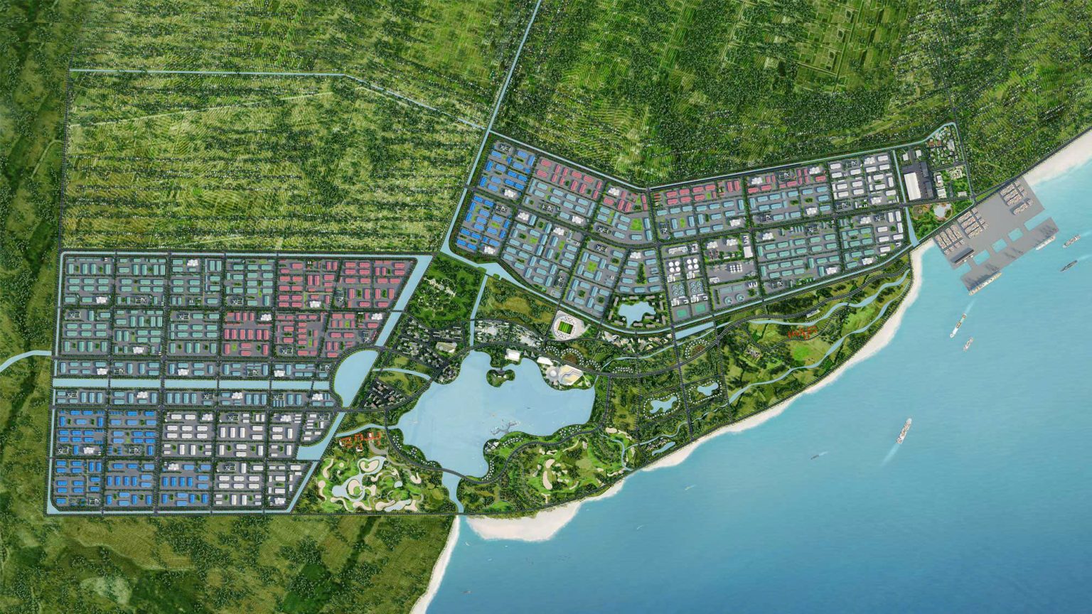 Mặt bằng dự án Khu công nghiệp Rạng đông - aurora ip