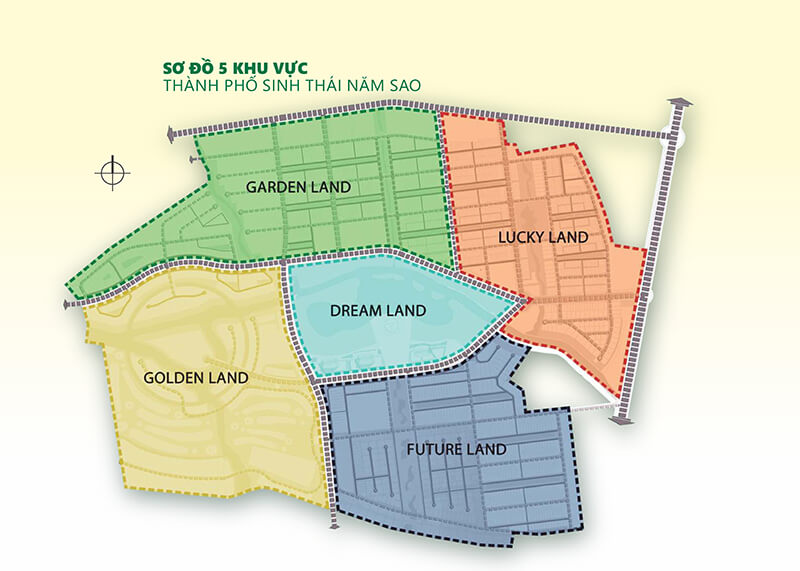 mặt bằng tổng thể dự án five star eco city