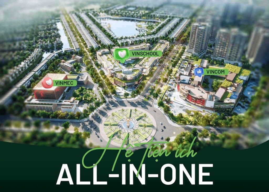 Hệ tiện ích all in one dự án vinhomes green city