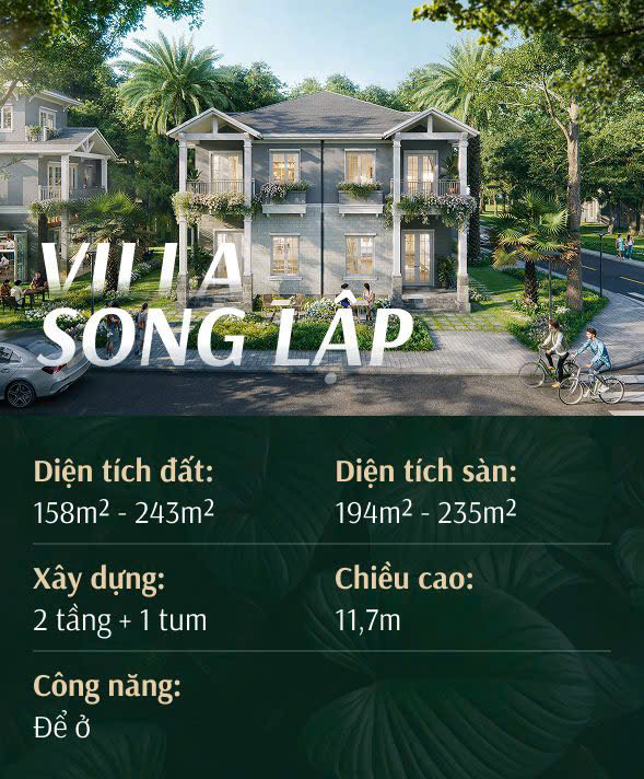 Villa song lập dự án eco retreat